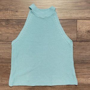 Mint Green Knit Halter Top